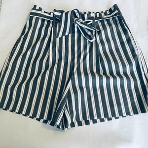 NWOT Becca Womens Striped Resort Shorts with Pockets Large